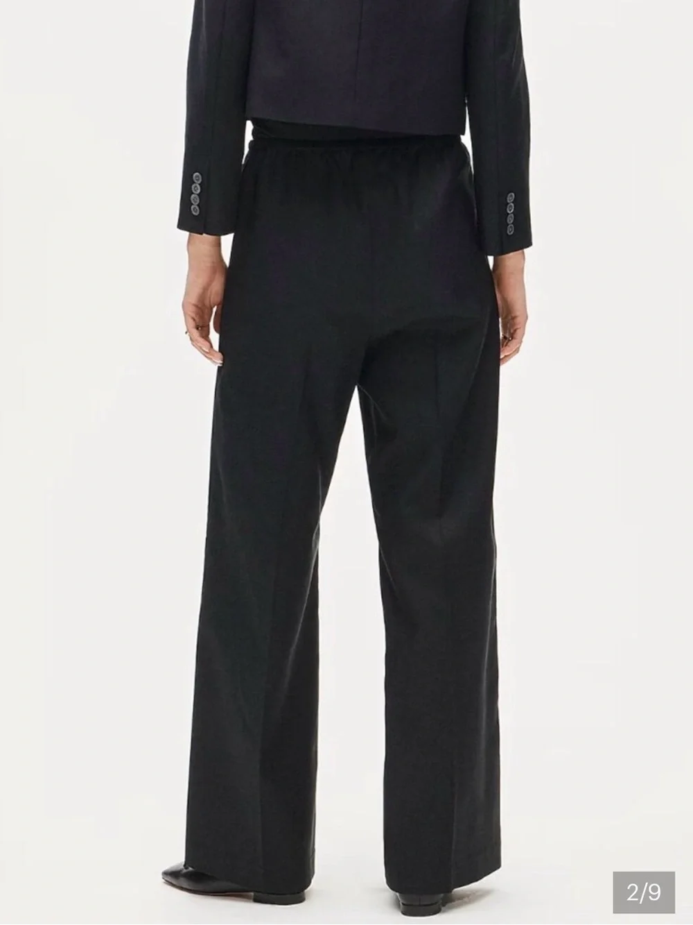 Cosmo pant in Gramercy linen blend black